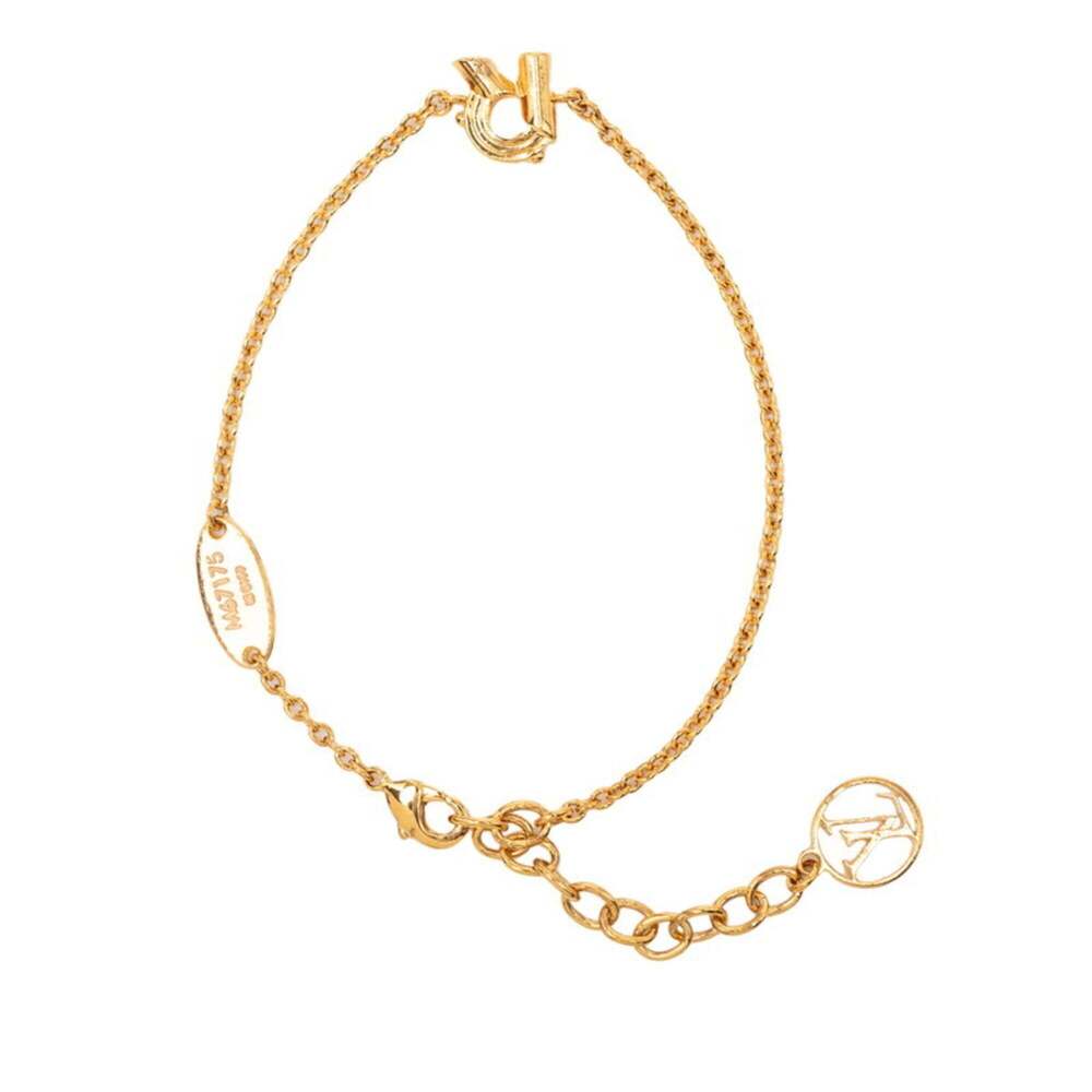 LOUIS VUITTON Gold Charm Bracelet - Picture 3 of 7